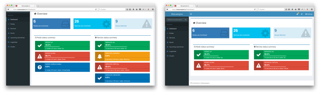 Hide empty state blocks on Statusengine Dashboard