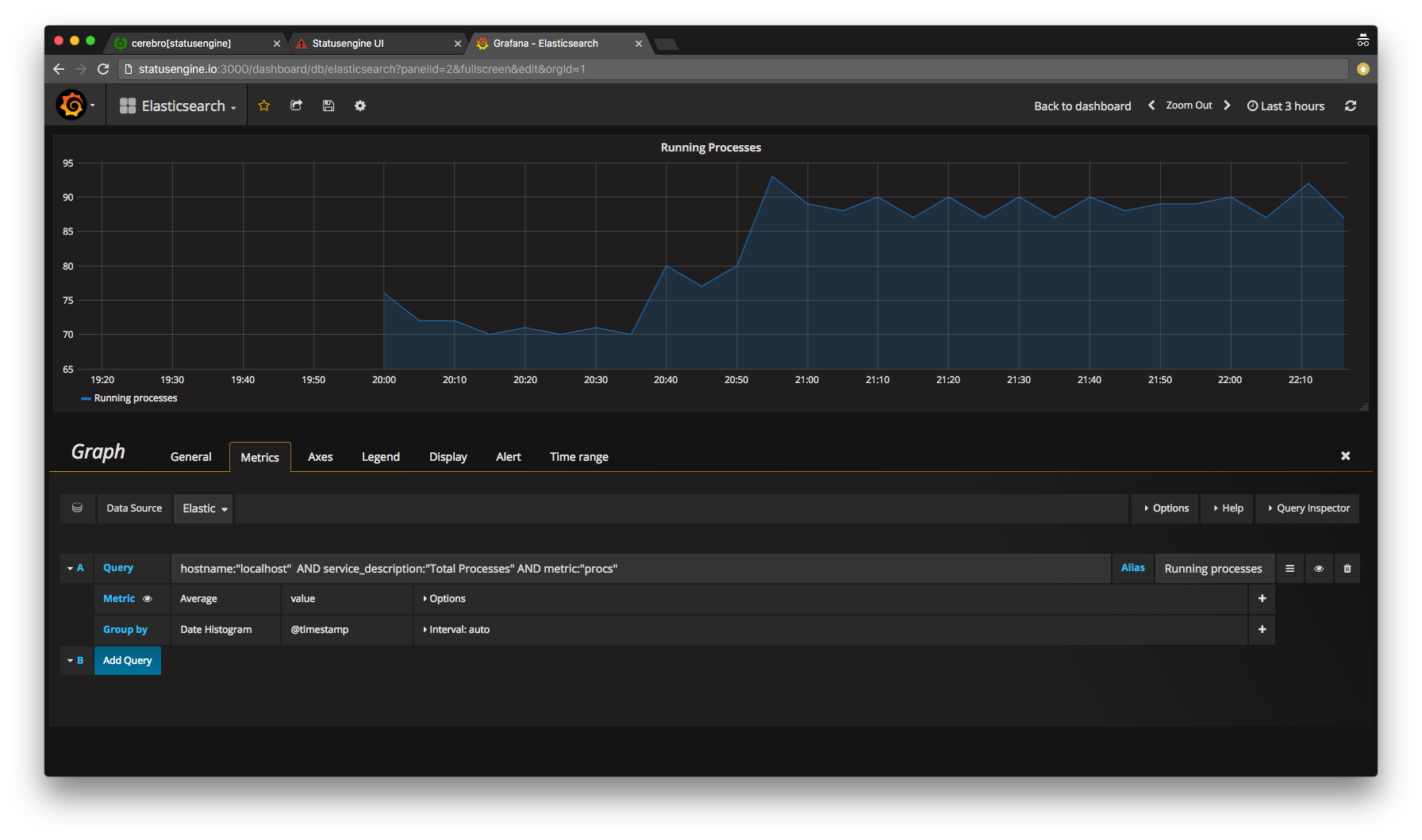 Query data from Elasticsearch with Grafana