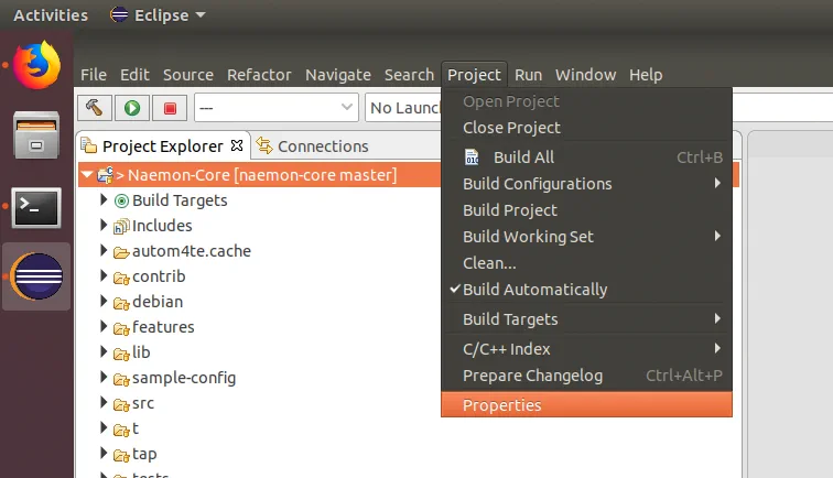 Project properties